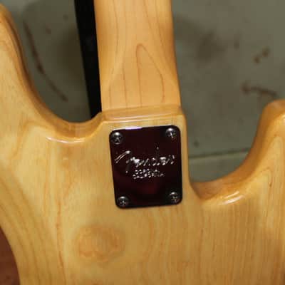 2000 Fender USA Precision Bass Standard Lefty Natural Ash Mint Condition W/Case image 8