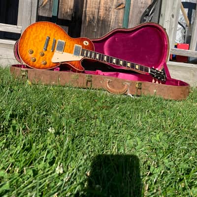 Gibson R8 yamano Les Paul insane Custom shop quilt top spectacular guitar  1990’s Burst Near mint! image 3
