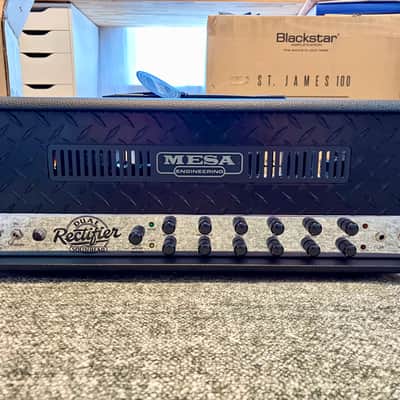 Mesa Boogie 90s Dual Rectifier Solo Head Reissue 2-Channel 100-Watt Guitar Amp Head 2025 - Present - Black image 1