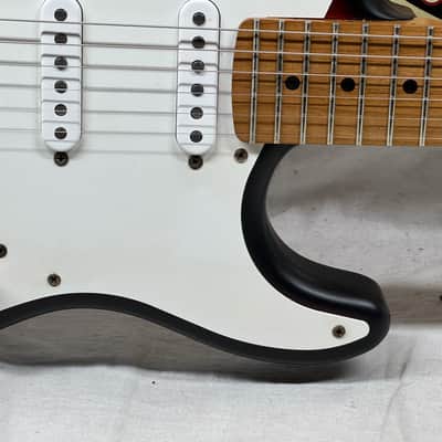 22 Black Guitars S-style Guitar - 3-Color Sunburst image 6