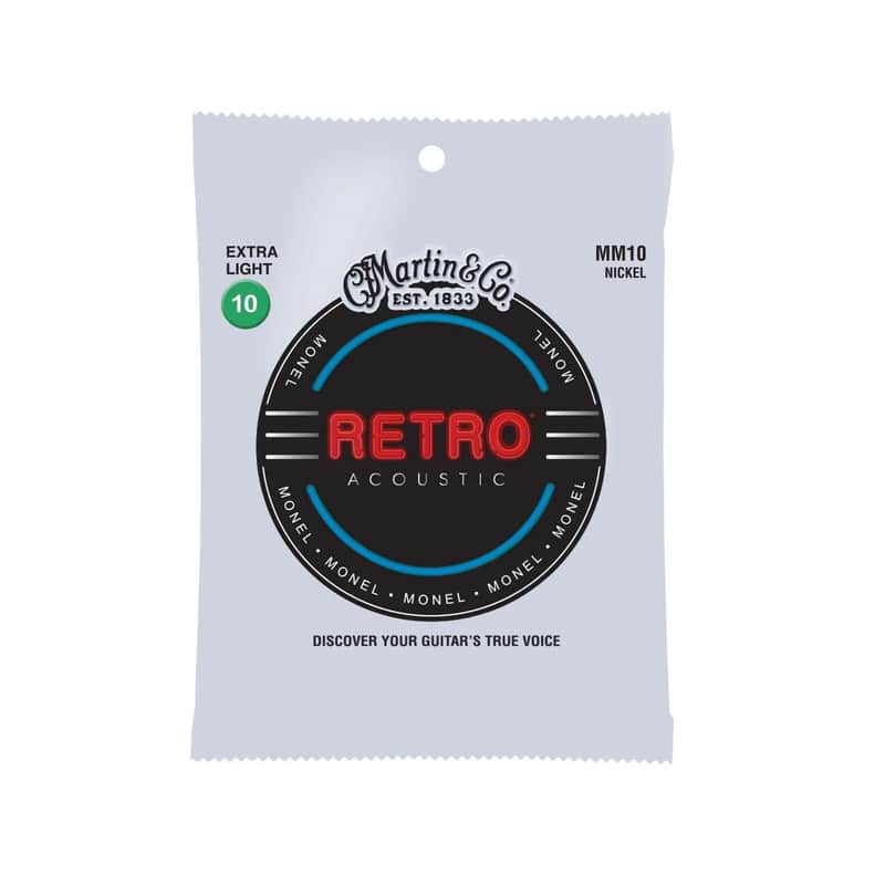 Martin Acoustic Retro MM10 guitar strings image 1