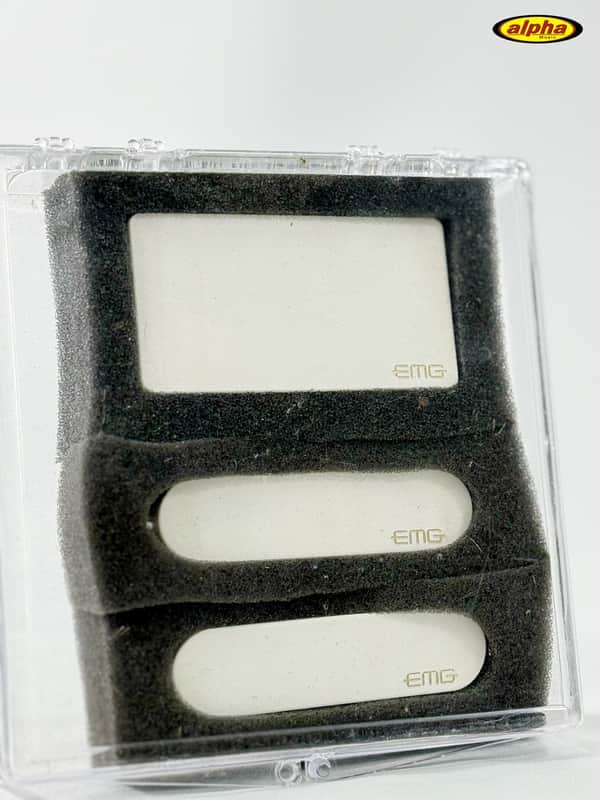 EMG SA/SA/85 HSS Active Pickup Set, White image 1