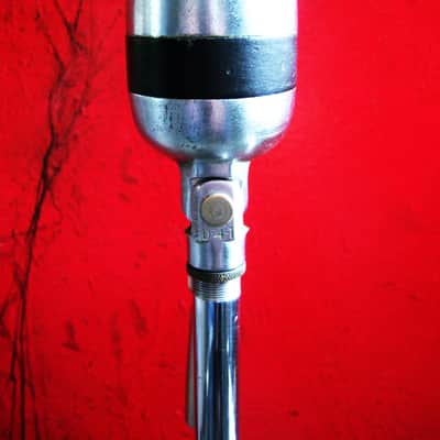 Vintage 1940's American D4T dynamic microphone harp mic Hi Z w Amphenol & Switchcraft adapters Altec Shure # 7 image 9