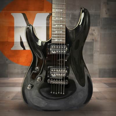 Schecter Omen-6 Left-Handed Electric Guitar - Gloss Black (2063) image 1