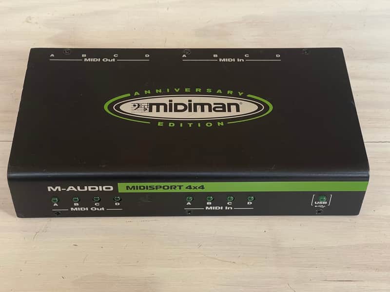 USB MIDI Interface M-Audio Midiman Midisport 4x4 Anniversary Edition image 1