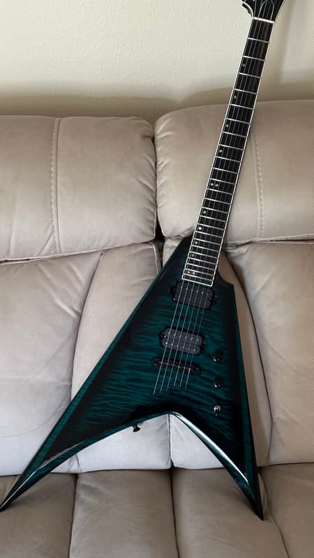 ESP USA V-II NT Black AquaBurst Quilt image 1