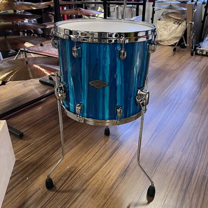 Tama Starclassic Performer 14" Floor Tom, Sky Blue Aurora image 1