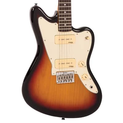 Vintage V65 ReIssued Hard Tail Electric Guitar - Tobacco Sunburst (V65HTSB) image 8