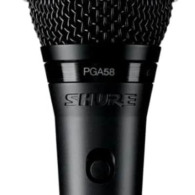 Shure PGA58-XLR Cardioid Dynamic Vocal Microphone w/ XLR Cable image 1