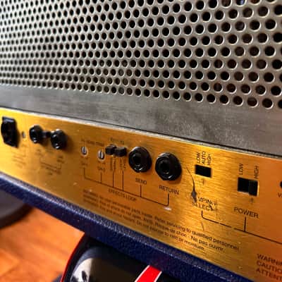 Marshall 6100 30th Anniversary Series 3-Channel 100-Watt Guitar Amp Head 1992 - 1997 - Blue Rare Edition image 10