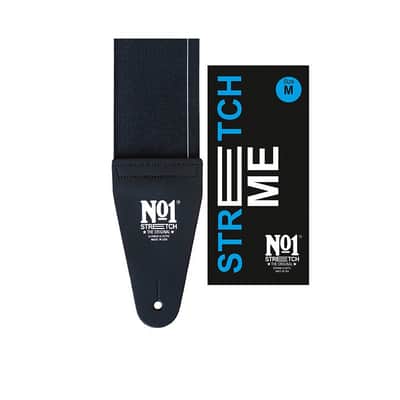 No 1 Stretch Elastic Guitar Strap - Medium