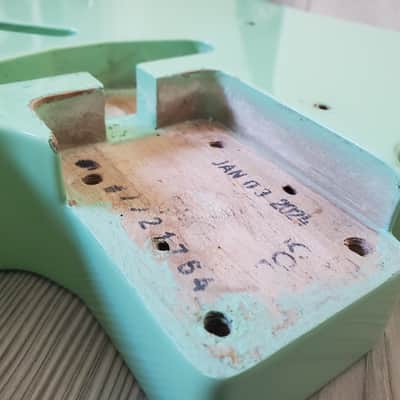 Fender American Vintage II Telecaster Body 64 2024 - Surf Green Nitrocellulose Lacquer image 6