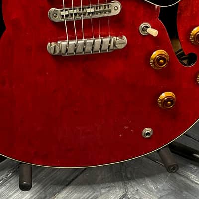 Used Ibanez 1981 MIJ Artist AS-50 Semi Hollow Electric Guitar with Case - Red image 9