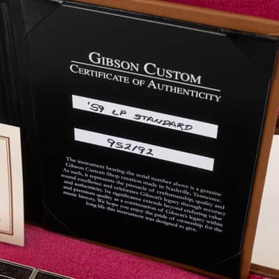 Gibson Custom Shop 1959 Les Paul Standard Reissue VOS Electric Guitar, Rosewood Fingerboard, Iced Tea Burst image 21