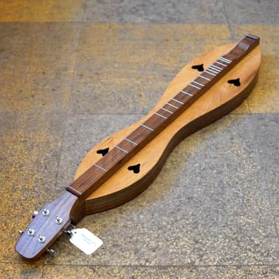 McSpadden 4FHWC Cherry/Walnut Flathead Hourglass Mountain Dulcimer w/Padded Gig Bag image 1