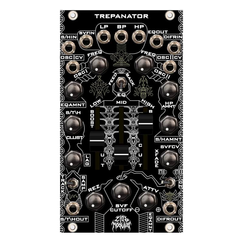Zlob Modular Trepanator Eurorack Chaotic Synth Voice Module image 1