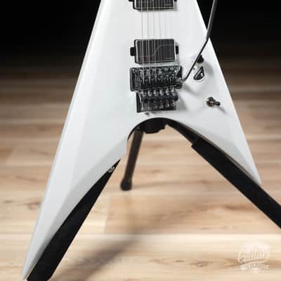 ESP LTD Arrow-1000 Fishman Fluence Floyd Rose Guitar – Pearl White image 3