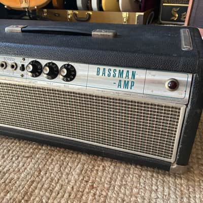 Fender Bassman "Drip Edge"  50-Watt Guitar Amp Head 1968 - 1969 - Silverface image 6