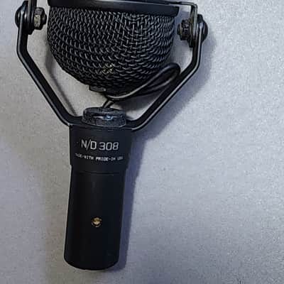 Electro-Voice N/D308 Dynamic Cardioid Microphone with Pivoting Head 1990's - Black image 2