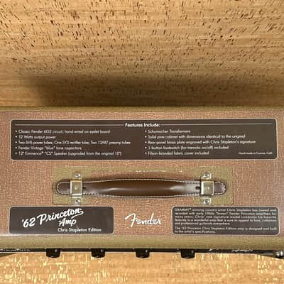 Immagine Fender '62 Princeton Chris Stapleton Edition Amp - 5