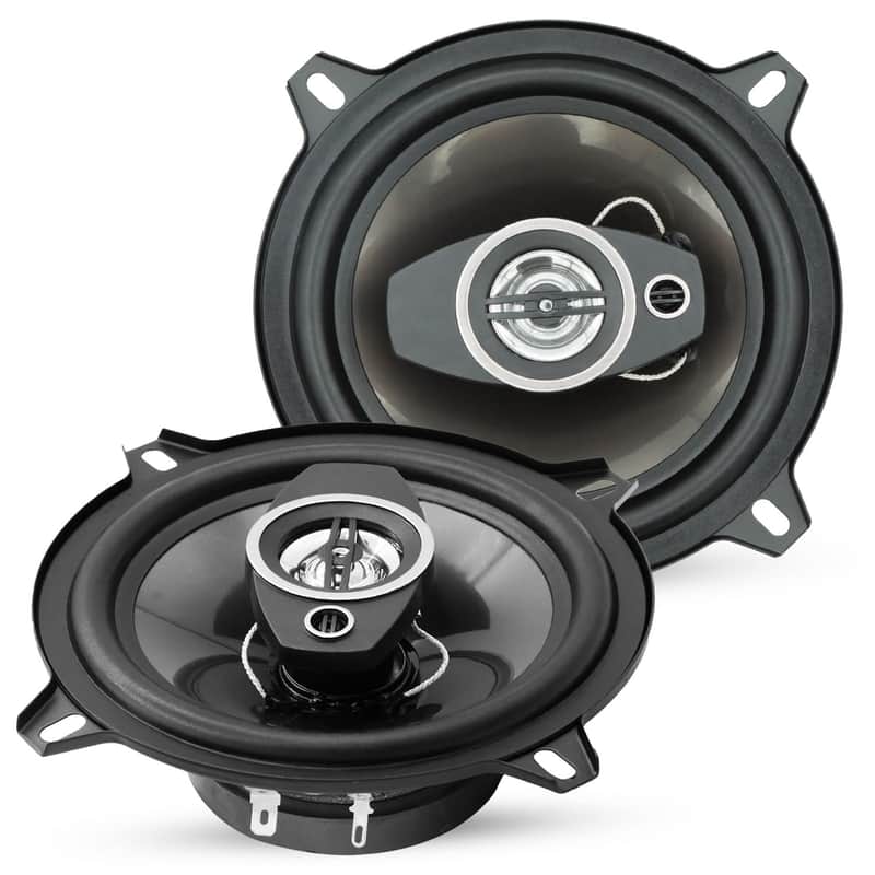 5Core Coaxial Car Door Speakers 5” Pair 350W 4Ohm 2 Way Component Subwoofer Audio w Super Tweeter image 1