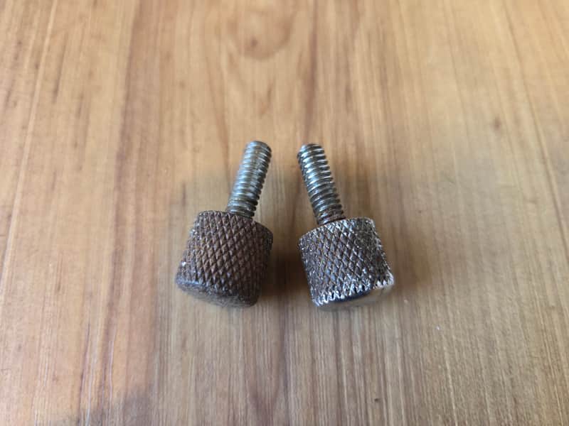 Set of Vintage 1960's Fender Piggyback Amplifier Thumb Screws to Attach Head to Cabinet! image 1