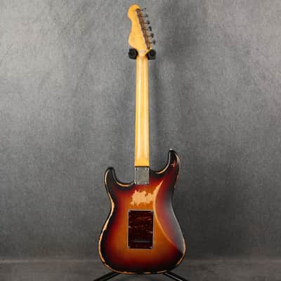 Vintage V6H ICON Electric Guitar - Distressed Tobacco Sunburst - 2nd Hand (166210) image 7