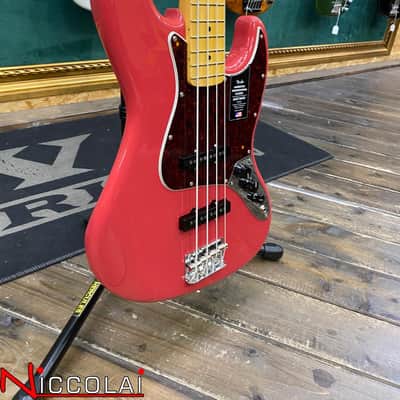 Fender American Professional Classic Jazz Bass, Maple Fingerboard, Faded Dakota Red Bild 8