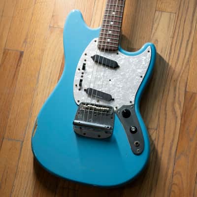 Fender MG-66 Mustang Reissue MIJ 2004 - California Blue image 7
