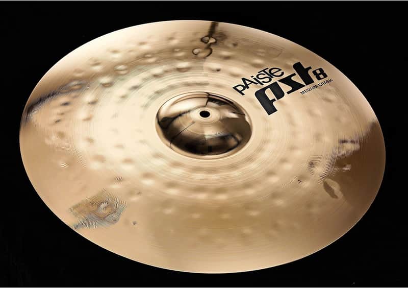 Paiste PST 8 Reflector Medium Crash Cymbals image 1