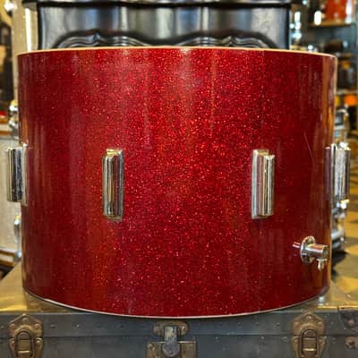 VINTAGE 1960's Rogers "Mercury" Model 14x20 Bass Drum Shell in Red Sparkle image 2