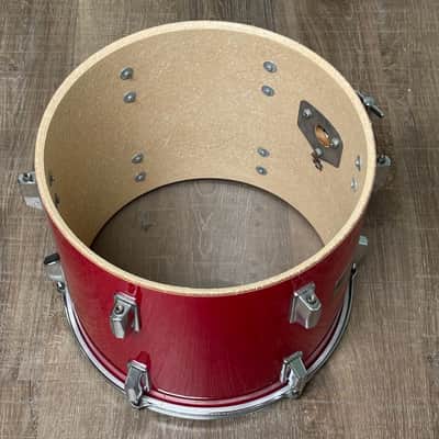 Pearl Export EX 13"x11" Rack Tom Drum Late 1980's - Coral Red image 11
