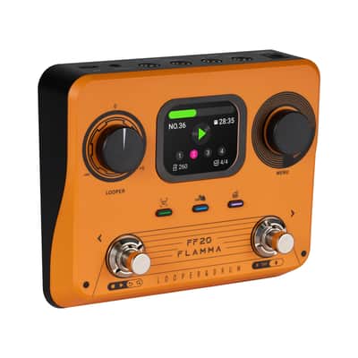 FLAMMA FF20 Stereo Dual Footswitch Looper Drum Machine Pedal,Price include the import duty to USA image 3