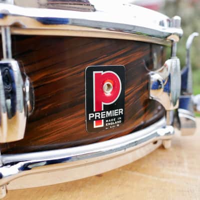 Premier Royal Ace 14" x 4" 3-ply Mahogany Mahogany Duroplastic Vintage RINGO image 9