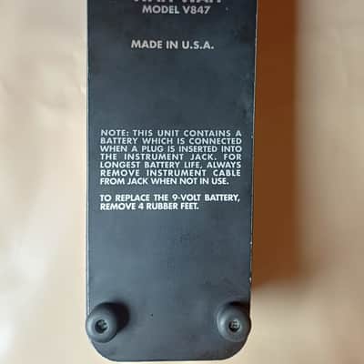 Vox V847 Wah 1994 - 2006 - 90s Black / Chrome Bag image 8