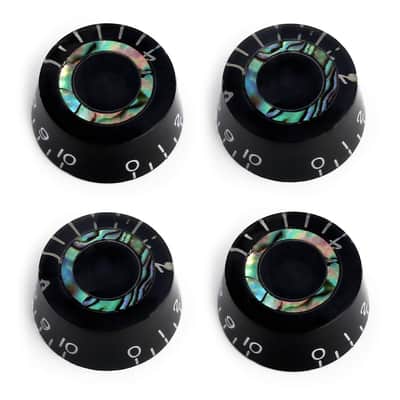Electric Guitar Top Hat Knobs Speed Volume Tone Control Knobs Compatible with Les Paul LP Style Electric Guitar Parts Replacement Set of 4Pcs. image 1