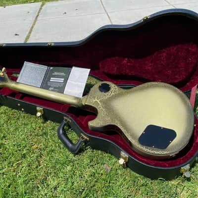 Gibson Custom Shop Les Paul Standard Gold Sparkle Roadshow - Toasted Marshmallow image 3