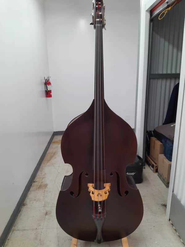 Upton Standard Laminated Upright Double Bass 2014 with Pickup, Bag, Made in USA
