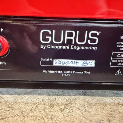 Gurus Amps Brivido 100W 3-Channel Signature Tube Head – Ultra-Rare Boutique Italian Engineering (Ferrari Red) image 3