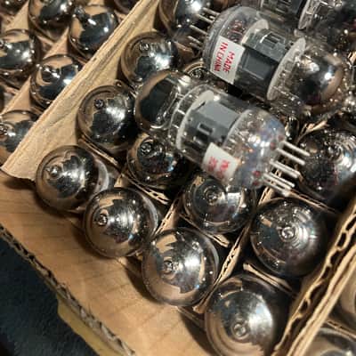 Brand New NOS Chinese 12AX7A / ECC83 / 7025 square foil getter - Shuguang 2000s - Fast Shipping! image 2