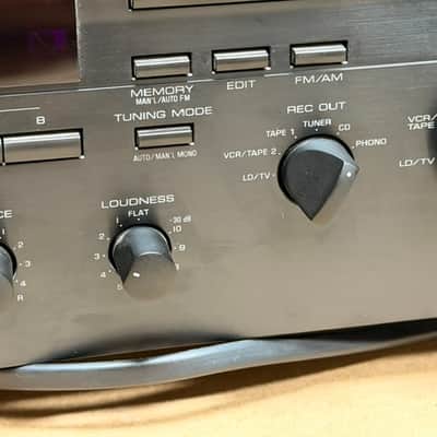 Yamaha RX-596 Natural Sound Stereo Receiver - 80W RMS w/ Phono Stage - Good Condition image 7