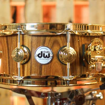 DW 5x14 Collector's Maple 333 Natural Lacquer over Santos Rosewood Snare Drum - SO#1409985 image 2