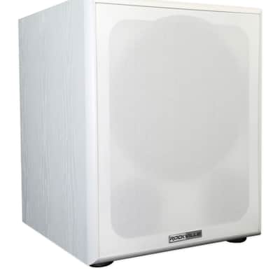 Rockville Rock Shaker 12" Inch White 400w Powered Home Theater Subwoofer Sub image 6