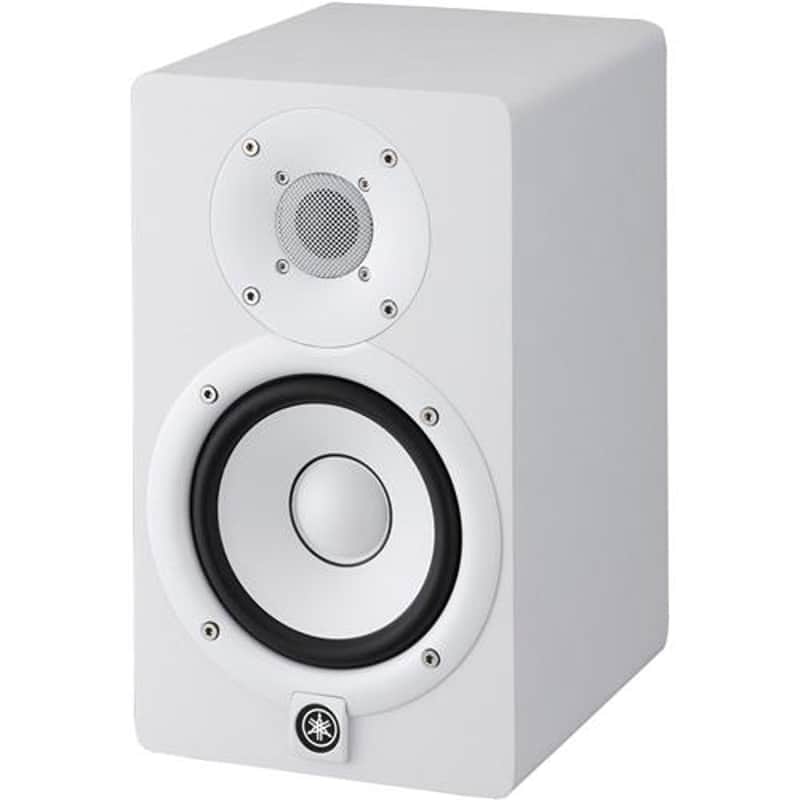 Yamaha HS5 5 70W Powered Two-Way Studio Monitor, with 5 Woofer and 1 Tweeter (White) image 1