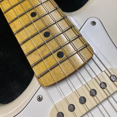 Left Handed Lefty Stratocaster Buzzcaster StratBuzz 2024 - Aged Cream Musikraft MJT image 3