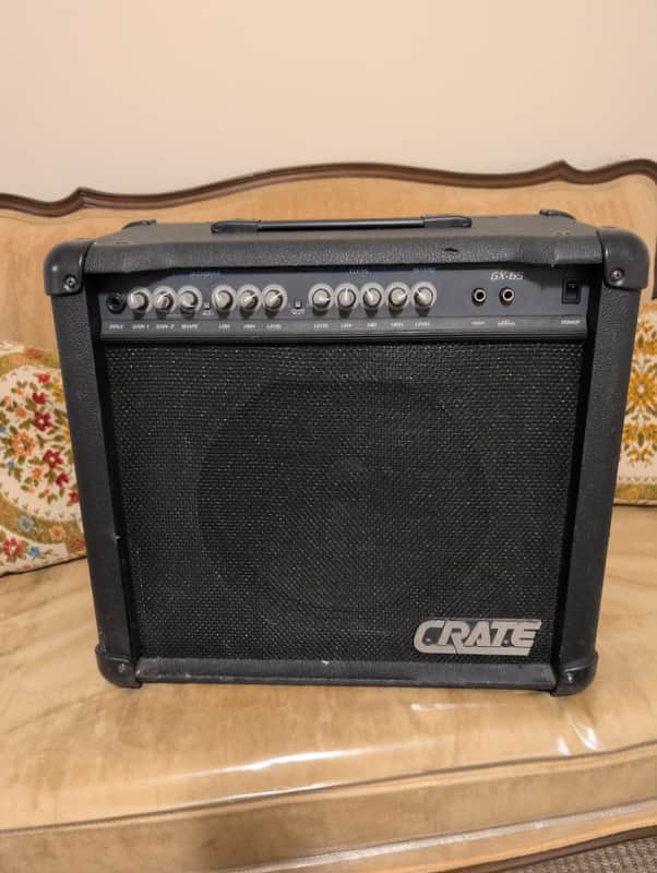Crate GX-65 2-Channel 65-Watt 1x12" Solid State Guitar Combo 1990s - Black image 1