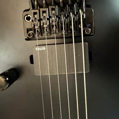 Ibanez LACS LA custom shop neck thru electric guitar black with case image 5