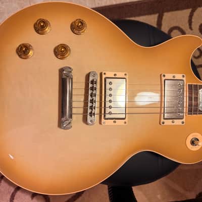 Left Handed Gibson Les Paul Standard with '60s Neck Profile 2005 Latte Cream Burst image 9