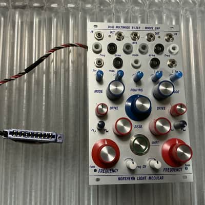 Northern Light Modular Dual Multimode Filter Model 2MF - Buchla Format 2026 - Silver image 7