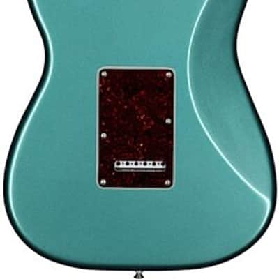 Fender American Professional Classic Stratocaster Electric Guitar Faded Sherwood Green Metallic image 5